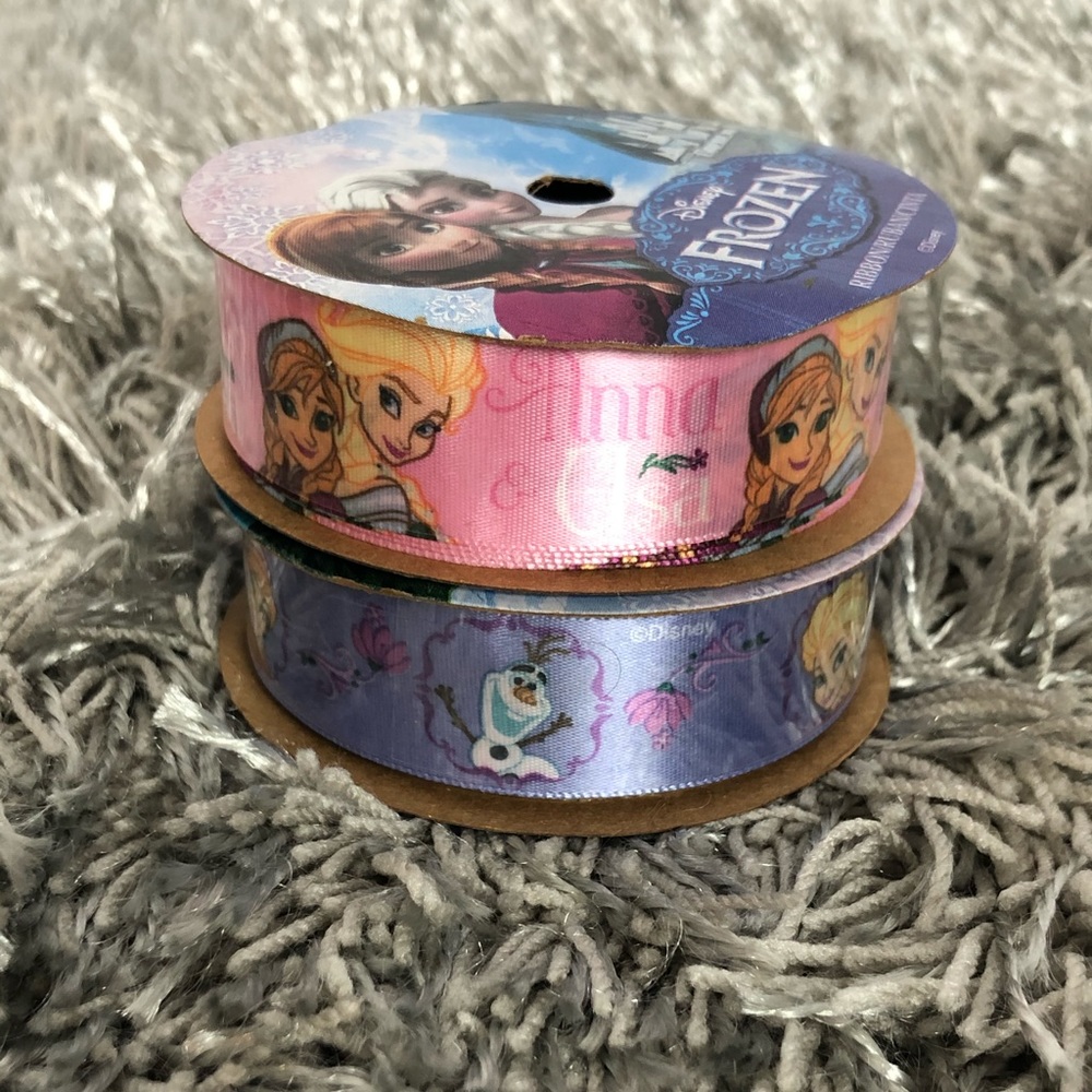 Disney Frozen Offray Elsa Anna Olaf Crafy Ribbon NWT